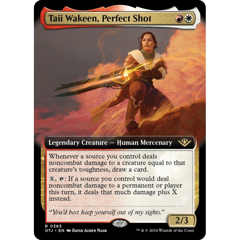 Taii Wakeen, Perfect Shot (Extended Art) [Outlaws of Thunder Junction]