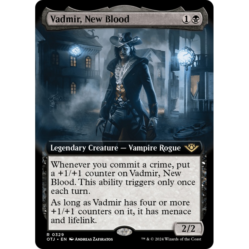 Vadmir, New Blood (Extended Art) [Outlaws of Thunder Junction]
