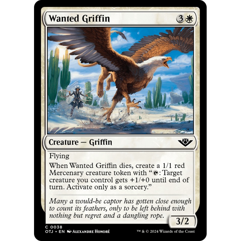 Wanted Griffin [Outlaws of Thunder Junction]