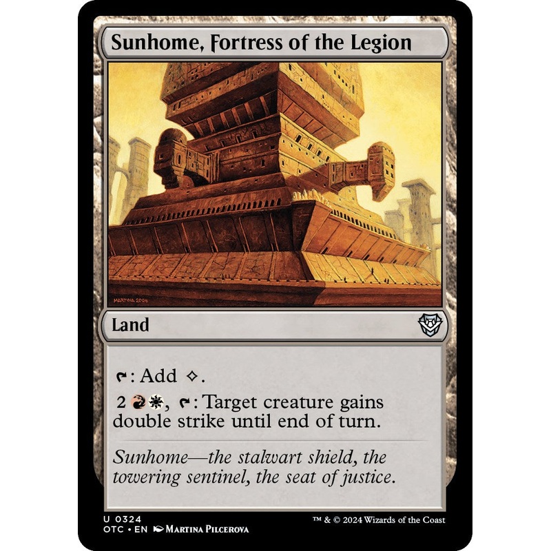 Sunhome, Fortress of the Legion [Outlaws of Thunder Junction Commander]
