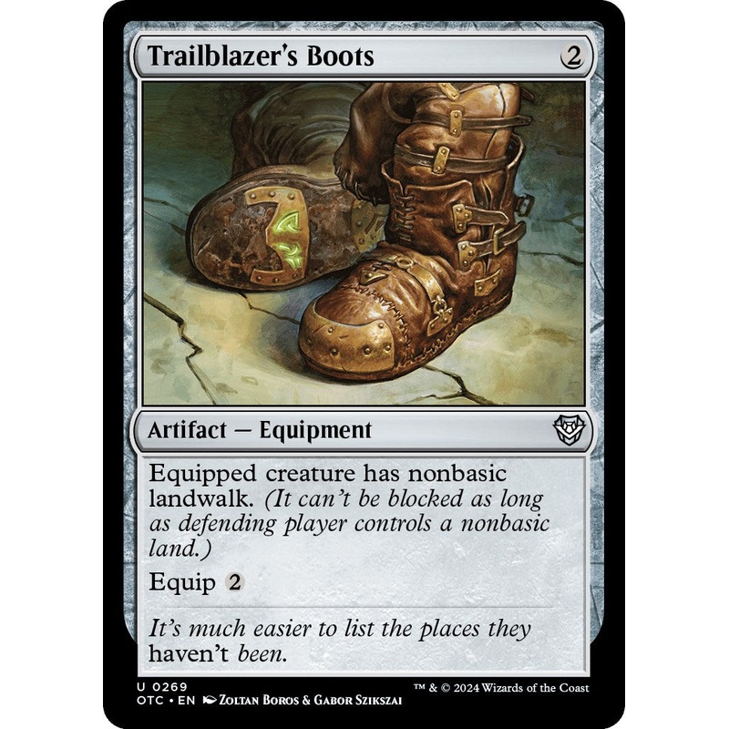 Trailblazer's Boots [Outlaws of Thunder Junction Commander]