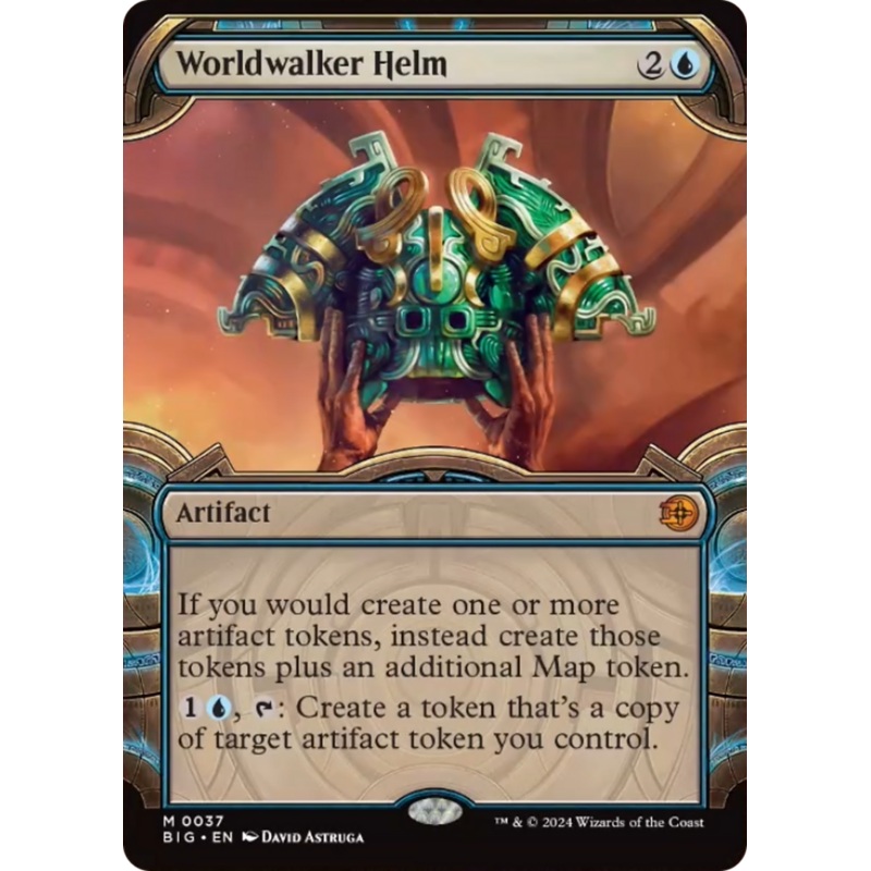 Worldwalker Helm (Showcase) [Outlaws of Thunder Junction: The Big Score]