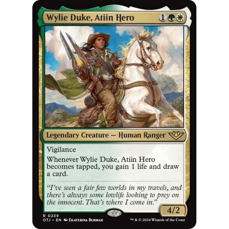 Wylie Duke, Atiin Hero [Outlaws of Thunder Junction]