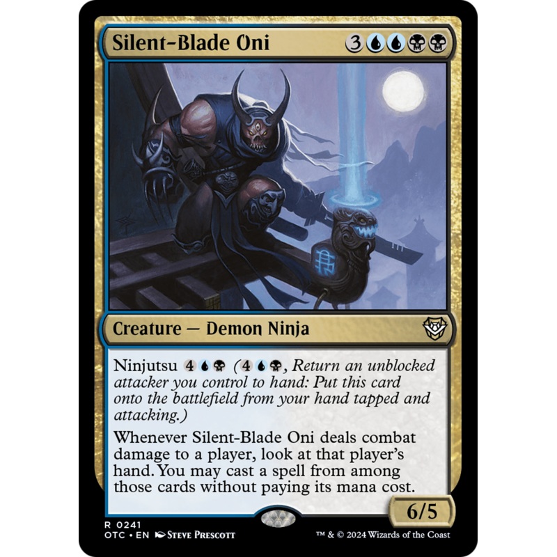 Silent-Blade Oni [Outlaws of Thunder Junction Commander]