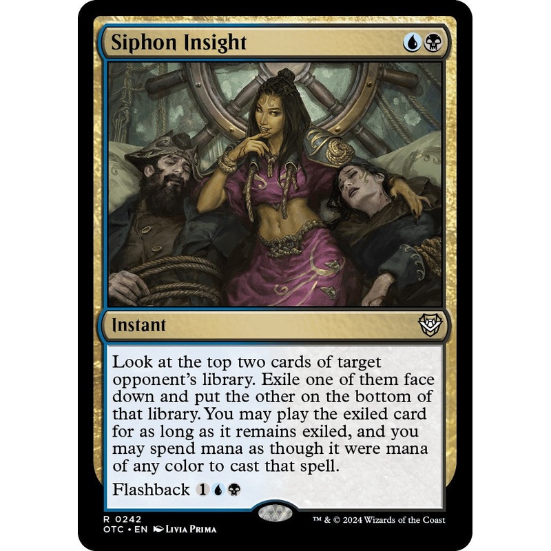 Siphon Insight [Outlaws of Thunder Junction Commander]