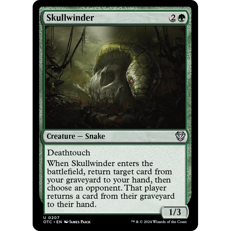 Skullwinder [Outlaws of Thunder Junction Commander]