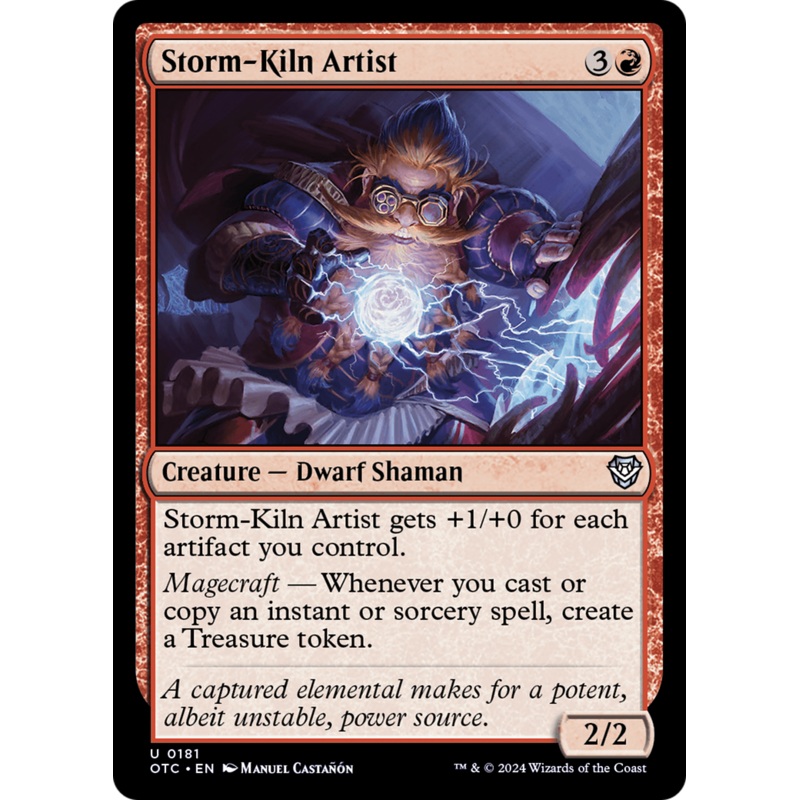 Storm-Kiln Artist [Outlaws of Thunder Junction Commander]