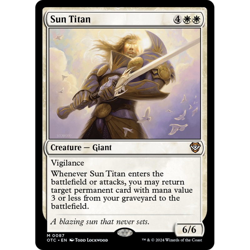 Sun Titan [Outlaws of Thunder Junction Commander]
