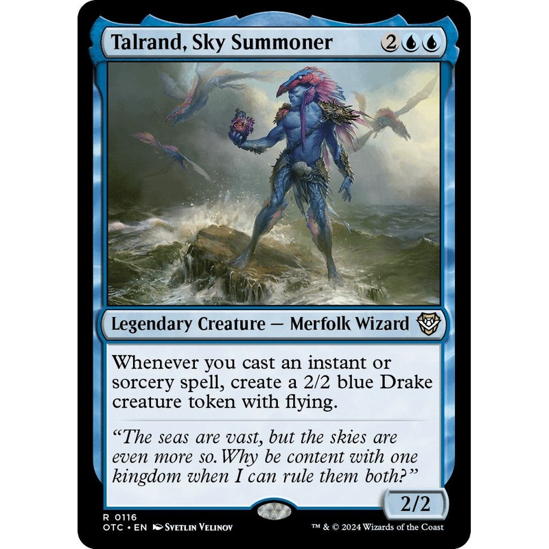 Talrand, Sky Summoner [Outlaws of Thunder Junction Commander]