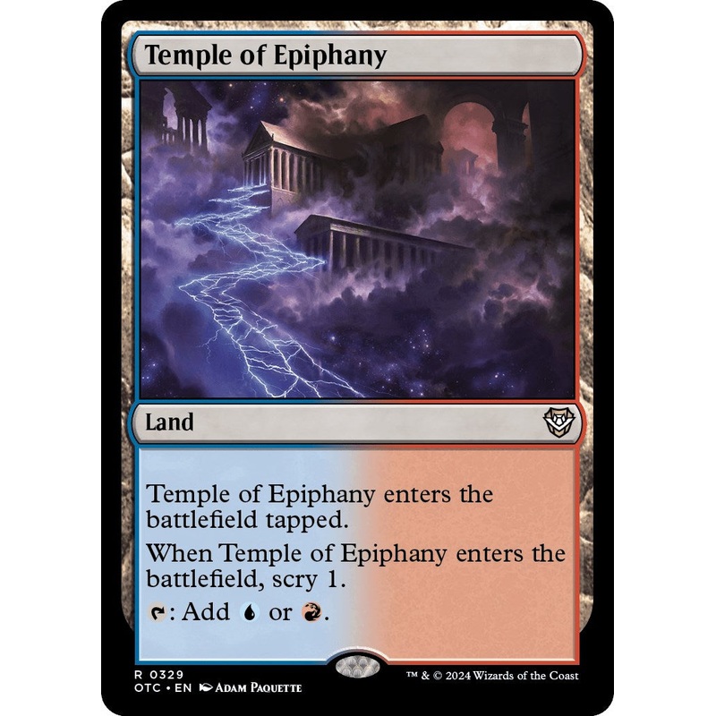 Temple of Epiphany [Outlaws of Thunder Junction Commander]