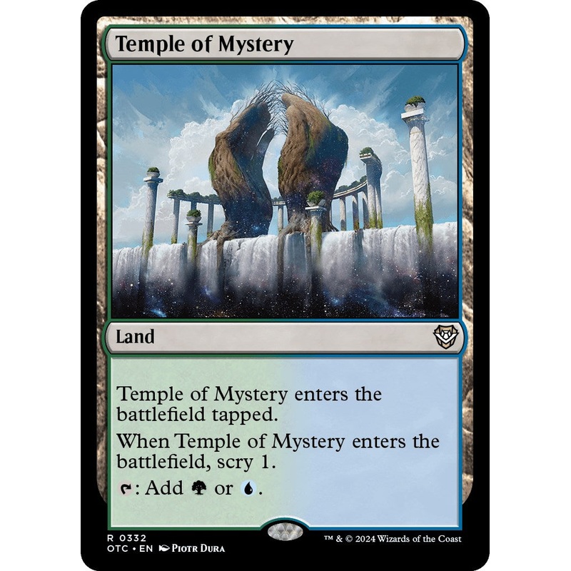 Temple of Mystery [Outlaws of Thunder Junction Commander]