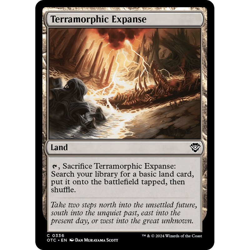 Terramorphic Expanse [Outlaws of Thunder Junction Commander]