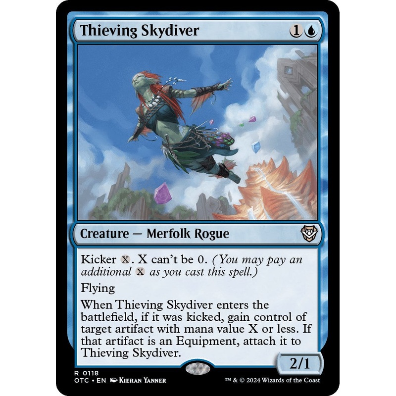 Thieving Skydiver [Outlaws of Thunder Junction Commander]