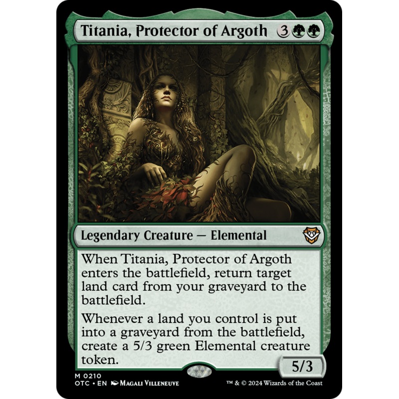 Titania, Protector of Argoth [Outlaws of Thunder Junction Commander]