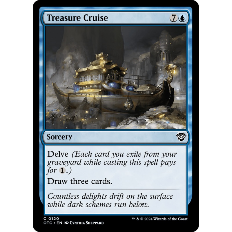 Treasure Cruise [Outlaws of Thunder Junction Commander]