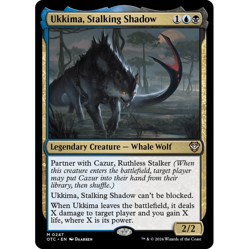 Ukkima, Stalking Shadow [Outlaws of Thunder Junction Commander]