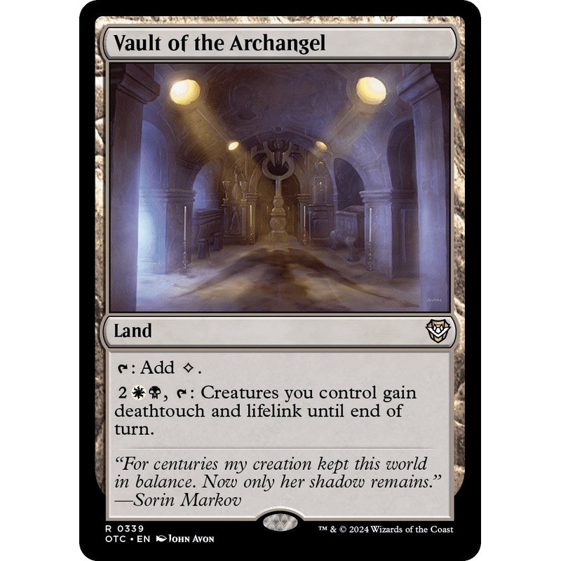 Vault of the Archangel [Outlaws of Thunder Junction Commander]