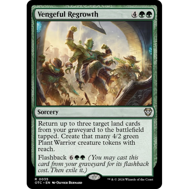Vengeful Regrowth [Outlaws of Thunder Junction Commander]