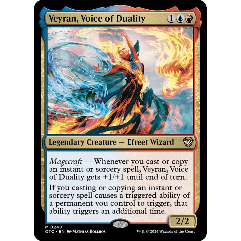 Veyran, Voice of Duality [Outlaws of Thunder Junction Commander]