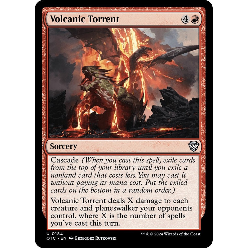 Volcanic Torrent [Outlaws of Thunder Junction Commander]