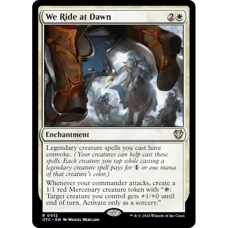 We Ride at Dawn [Outlaws of Thunder Junction Commander]