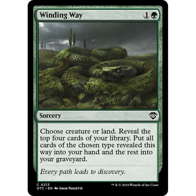Winding Way [Outlaws of Thunder Junction Commander]