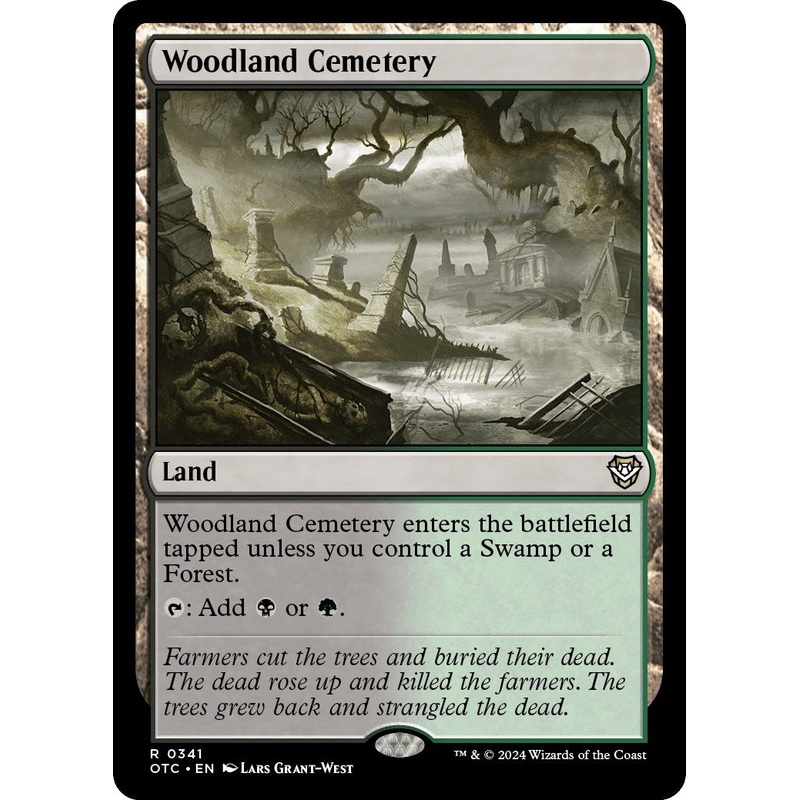 Woodland Cemetery [Outlaws of Thunder Junction Commander]