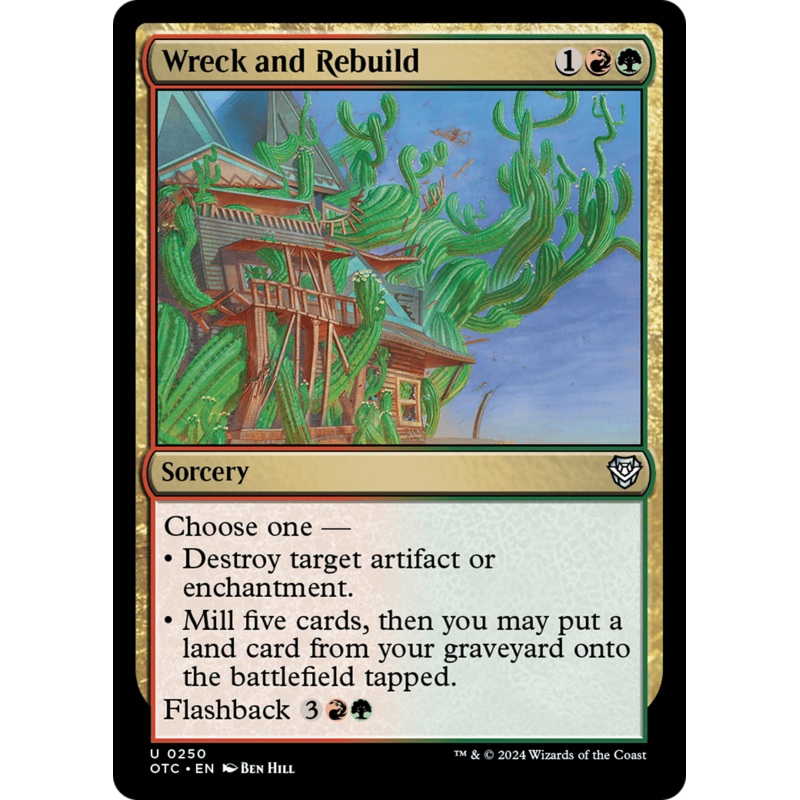 Wreck and Rebuild [Outlaws of Thunder Junction Commander]
