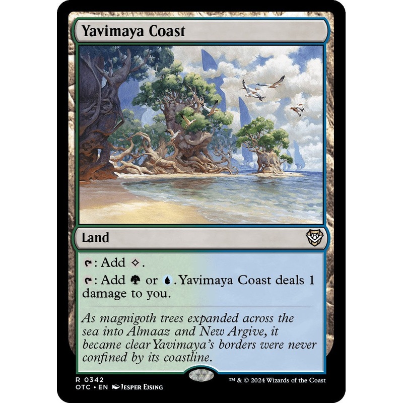 Yavimaya Coast [Outlaws of Thunder Junction Commander]