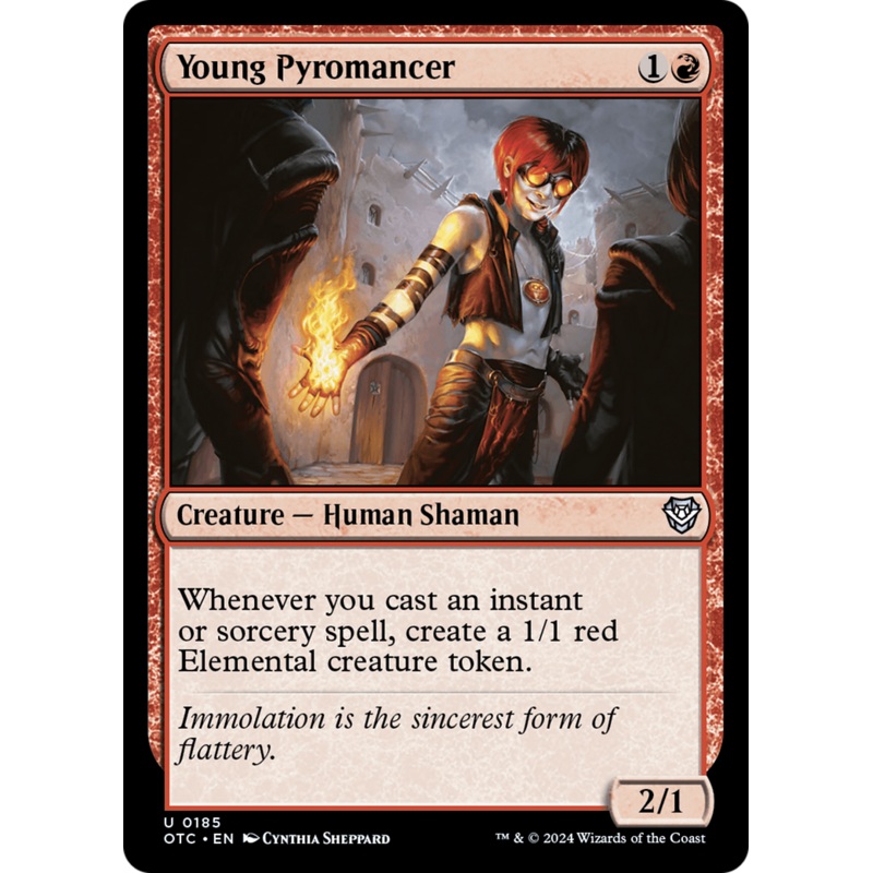 Young Pyromancer [Outlaws of Thunder Junction Commander]