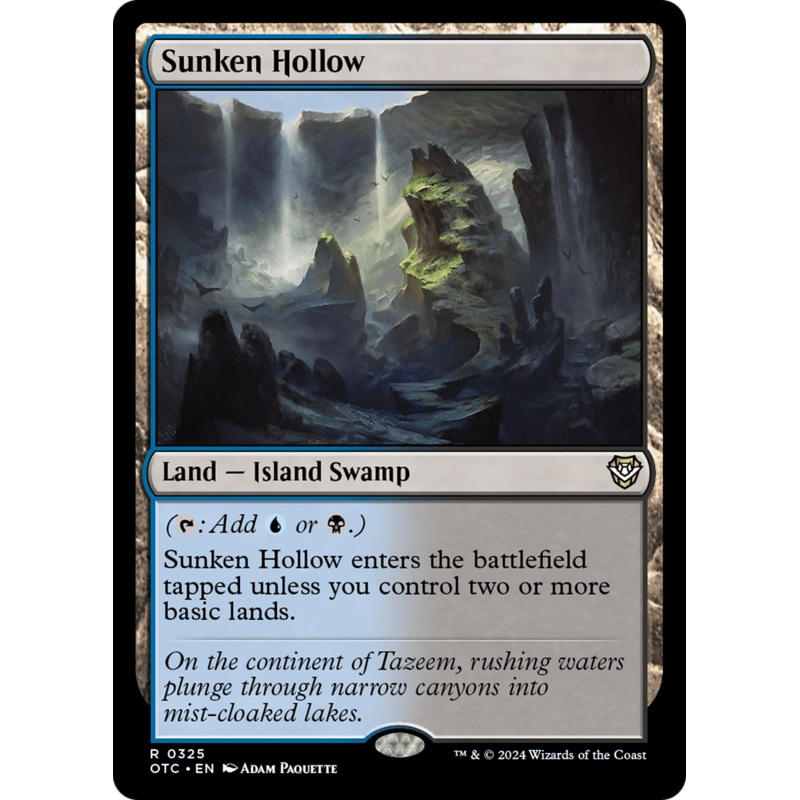 Sunken Hollow [Outlaws of Thunder Junction Commander]
