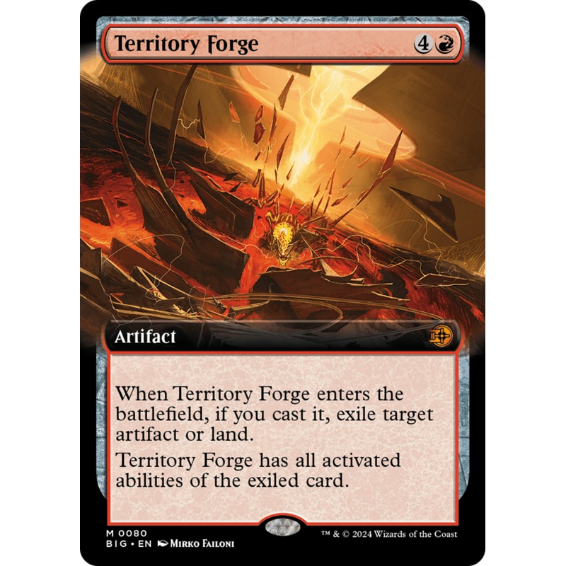 Territory Forge (Extended Art) [Outlaws of Thunder Junction: The Big Score]