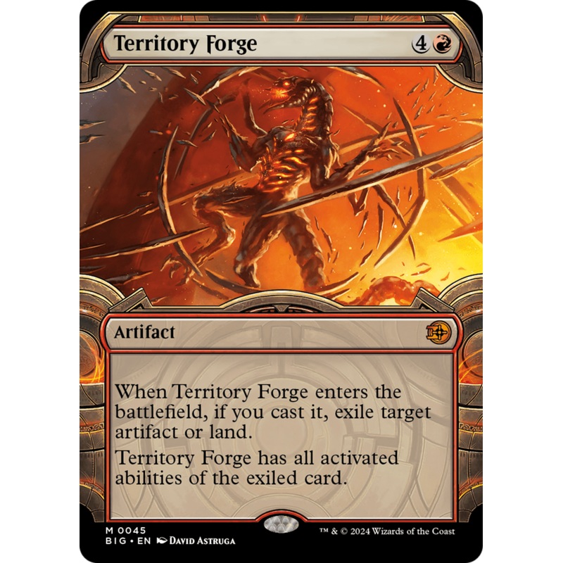 Territory Forge (Showcase) [Outlaws of Thunder Junction: The Big Score]