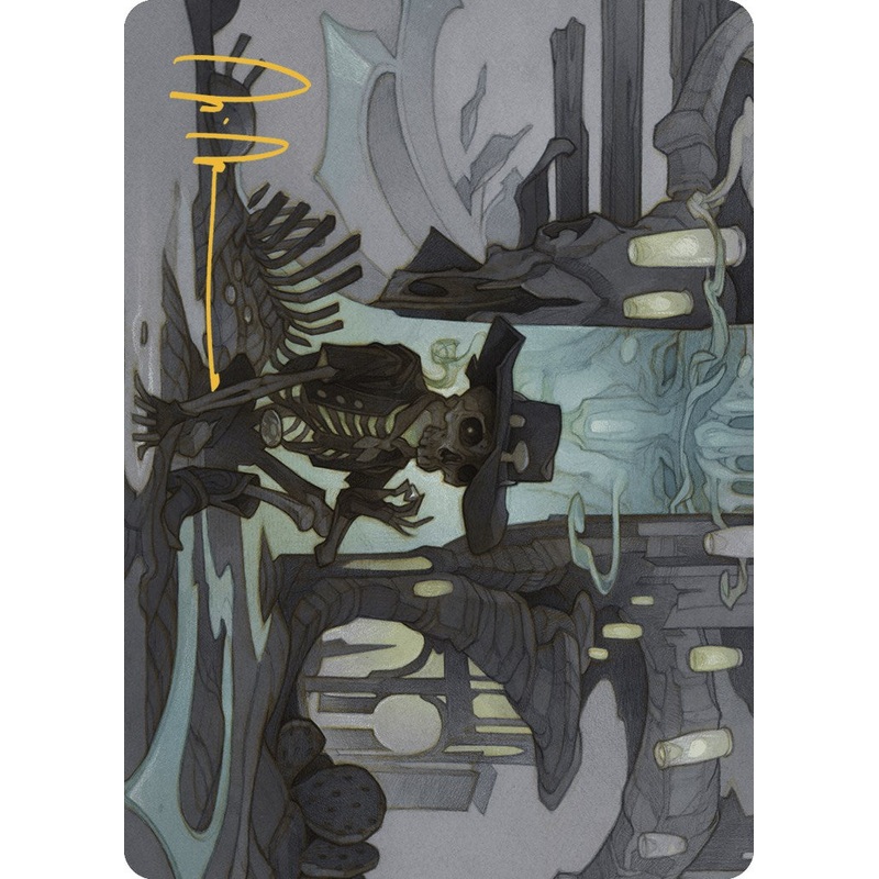 Tinybones Joins Up Art Card (Gold-Stamped Signature) [Outlaws of Thunder Junction Art Series]