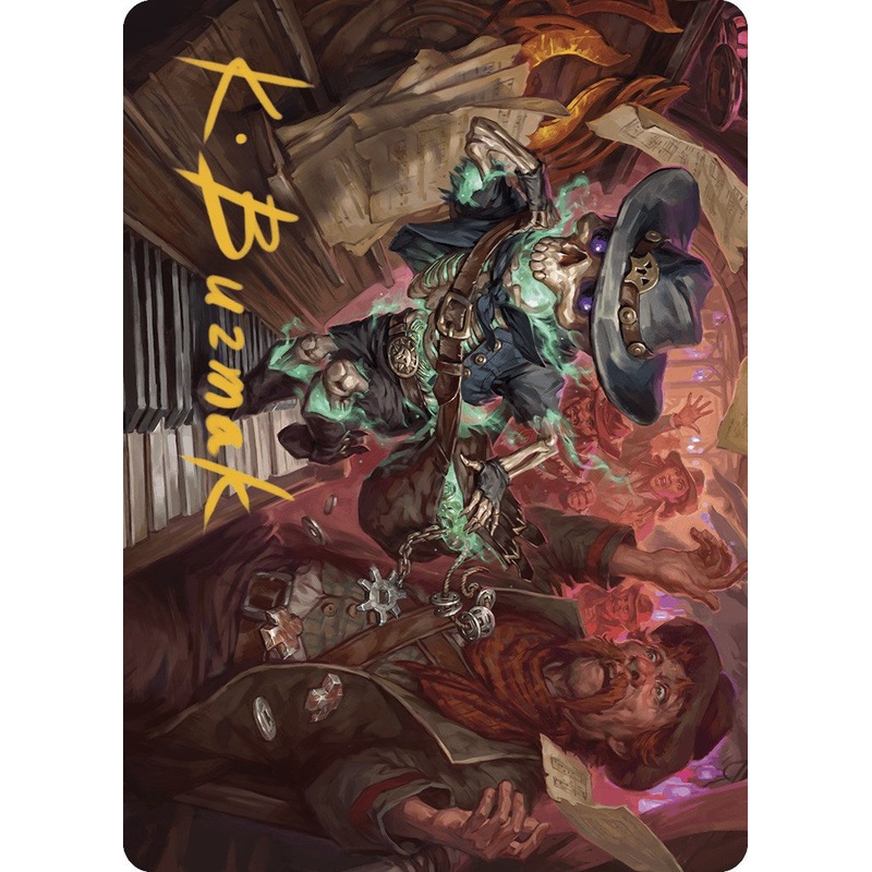 Tinybones, the Pickpocket Art Card (Gold-Stamped Signature) [Outlaws of Thunder Junction Art Series]