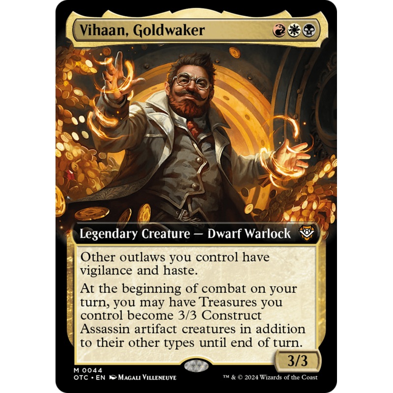 Vihaan, Goldwaker (Extended Art) [Outlaws of Thunder Junction Commander]