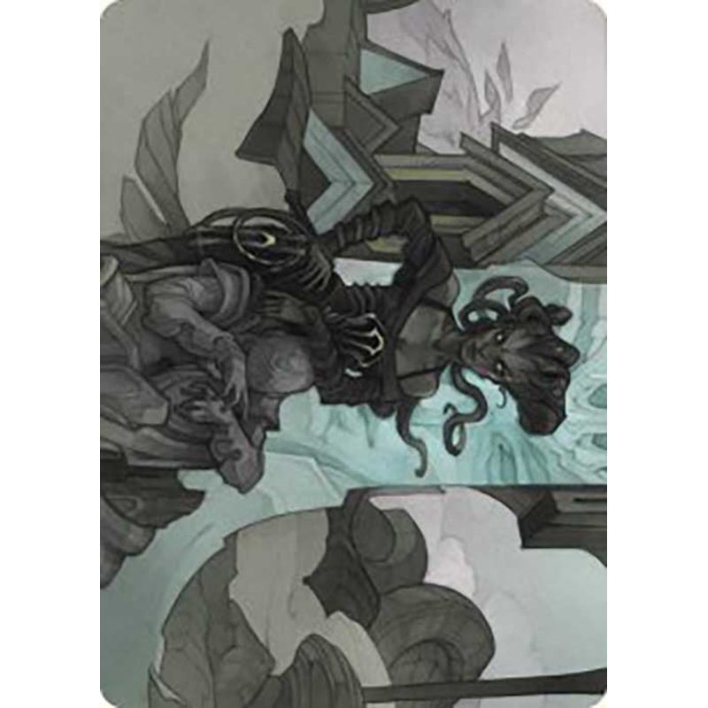 Vraska Joins Up Art Card [Outlaws of Thunder Junction Art Series]
