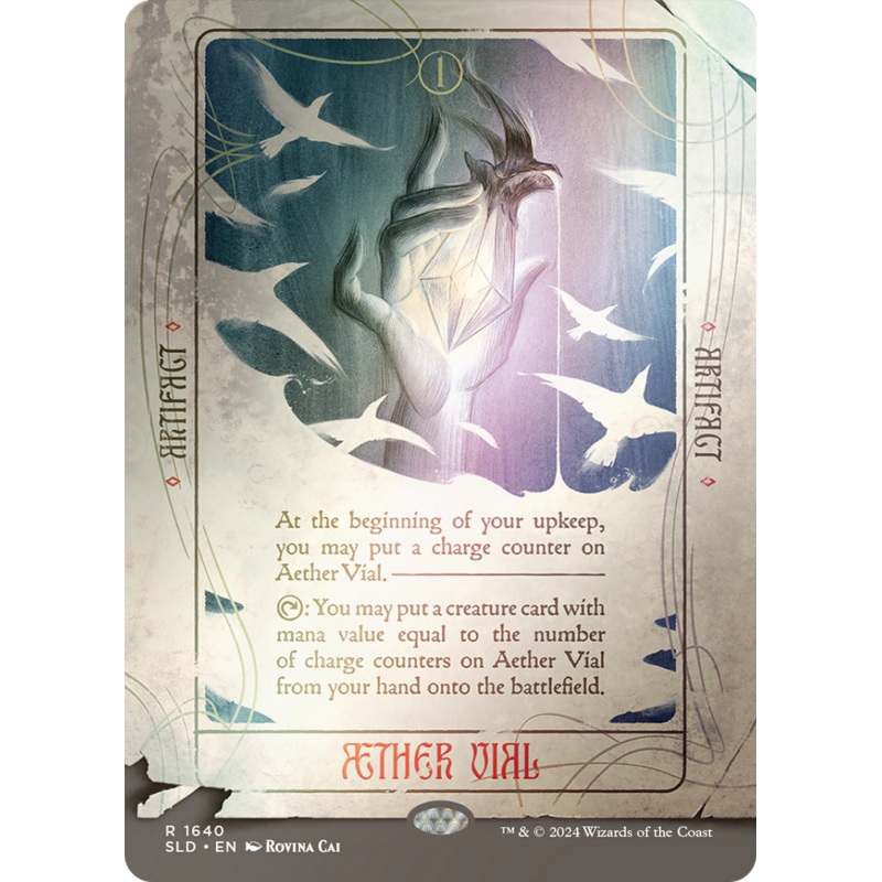 Aether Vial (Rainbow Foil) [Secret Lair Drop Series]