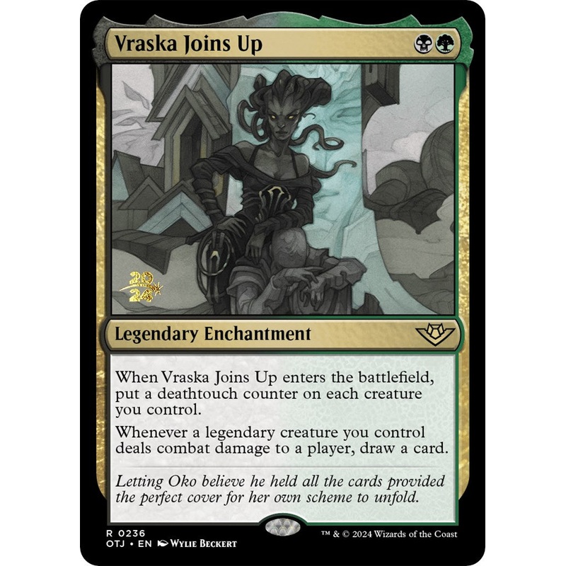 Vraska Joins Up [Outlaws of Thunder Junction Prerelease Promos]