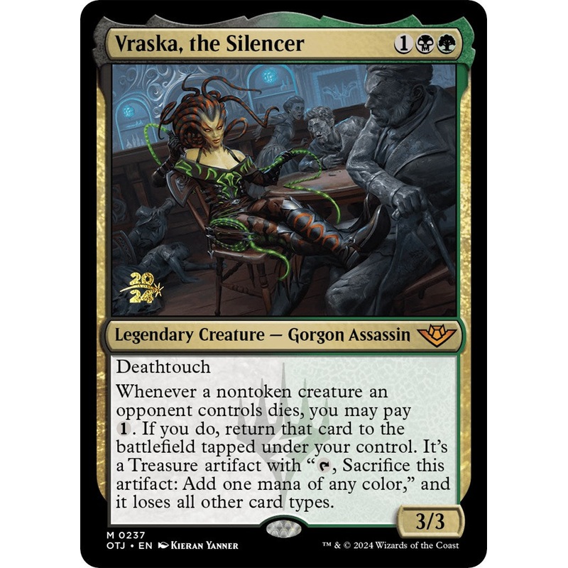 Vraska, the Silencer [Outlaws of Thunder Junction Prerelease Promos]