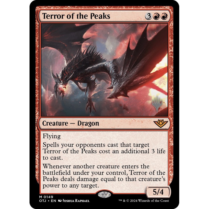 Terror of the Peaks (Promo Pack) [Outlaws of Thunder Junction Promos]