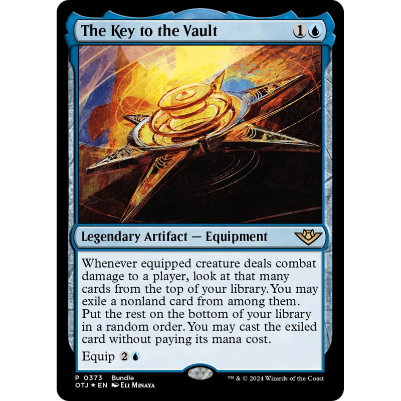 The Key to the Vault (OTJ Bundle) [Outlaws of Thunder Junction Promos]