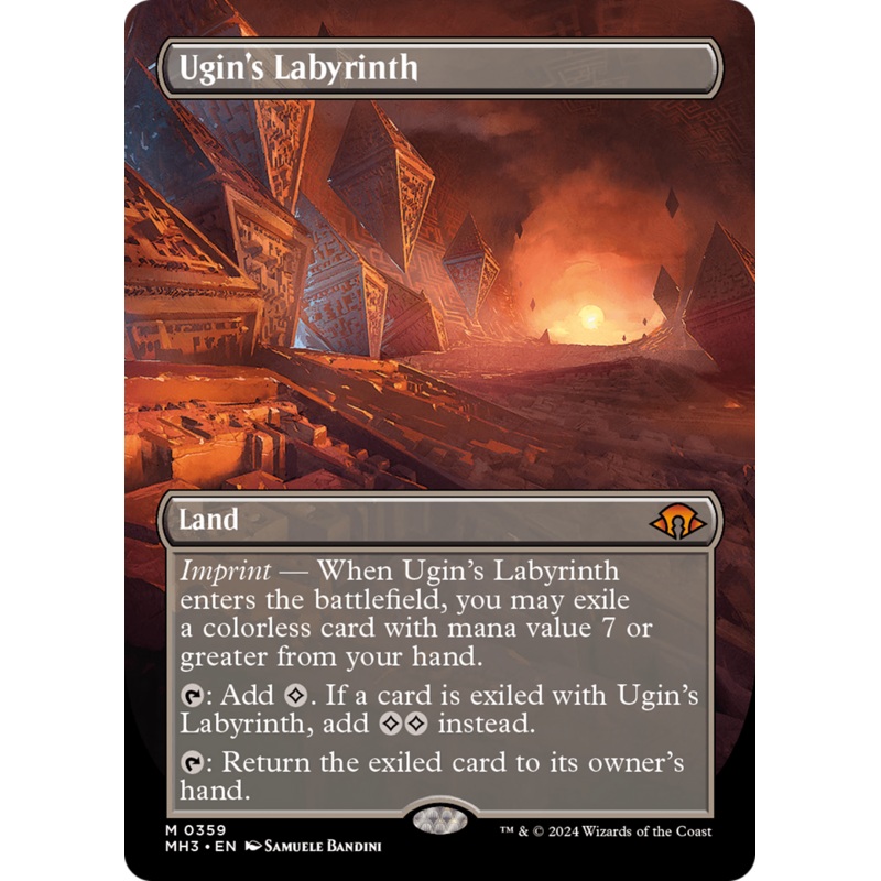 Ugin's Labyrinth (Borderless) [Modern Horizons 3]