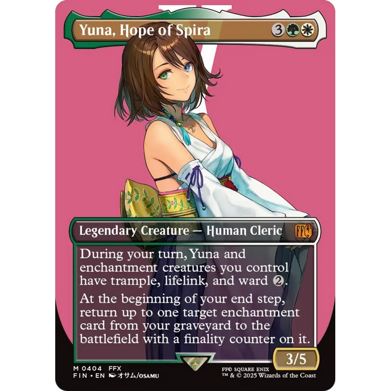 Yuna, Hope of Spira (Borderless) [FINAL FANTASY]