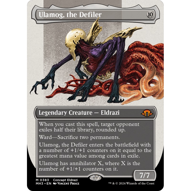 Ulamog, the Defiler (Borderless) [Modern Horizons 3]