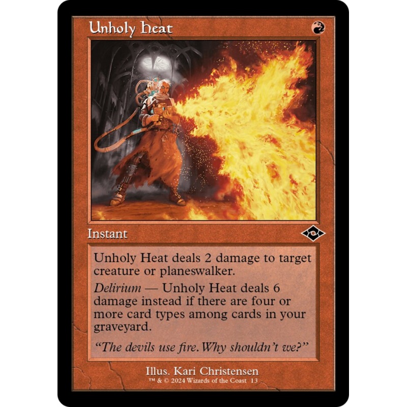 Unholy Heat (Retro) [Modern Horizons 2]