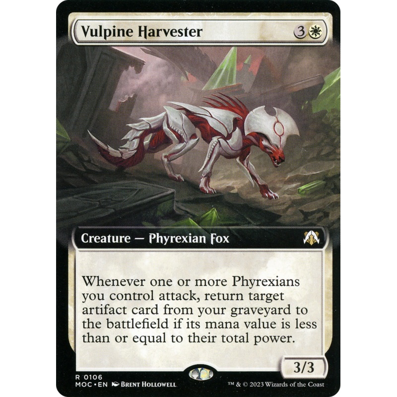 Vulpine Harvester (Extended Art) [March of the Machine Commander]