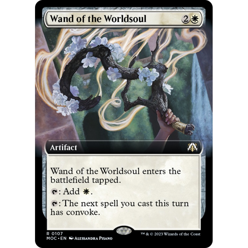 Wand of the Worldsoul (Extended Art) [March of the Machine Commander]