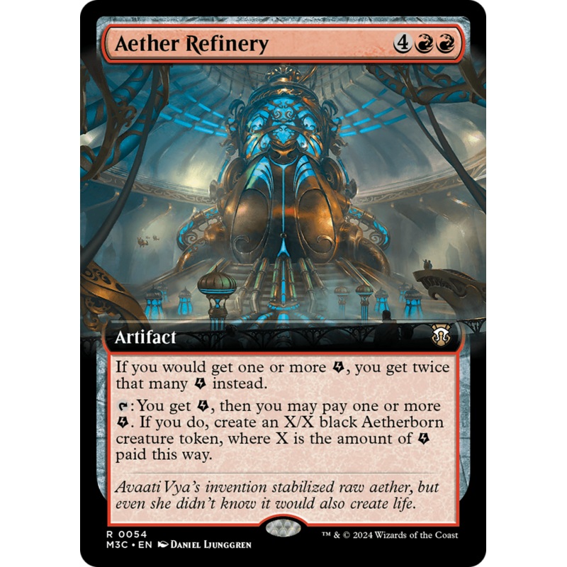 Aether Refinery (Extended Art) [Modern Horizons 3 Commander]