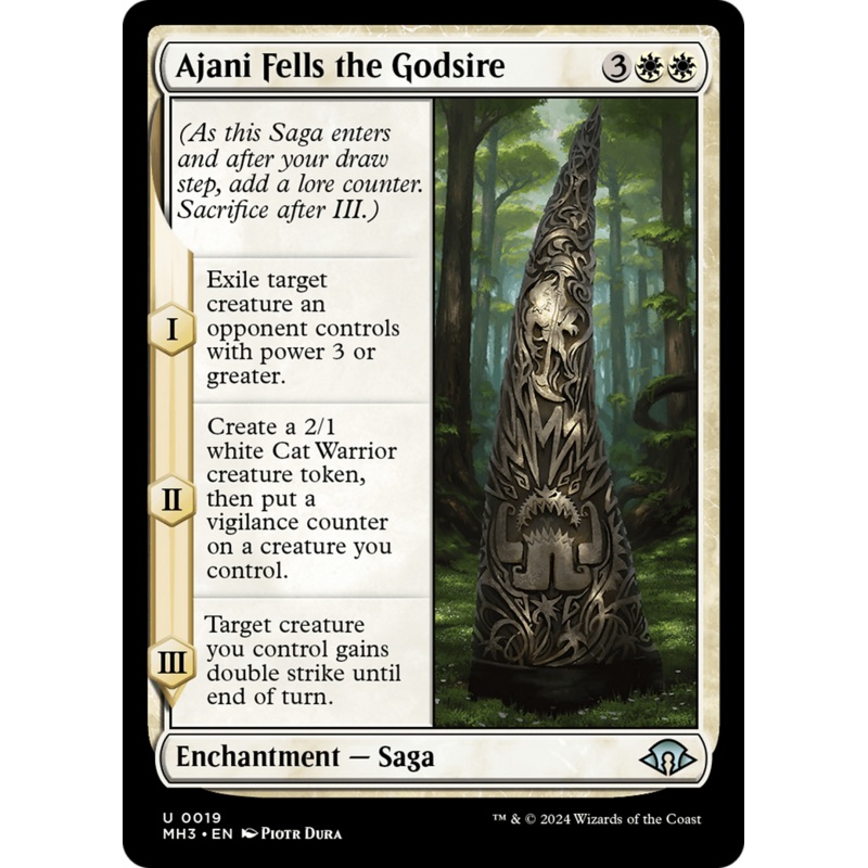 Ajani Fells the Godsire [Modern Horizons 3]